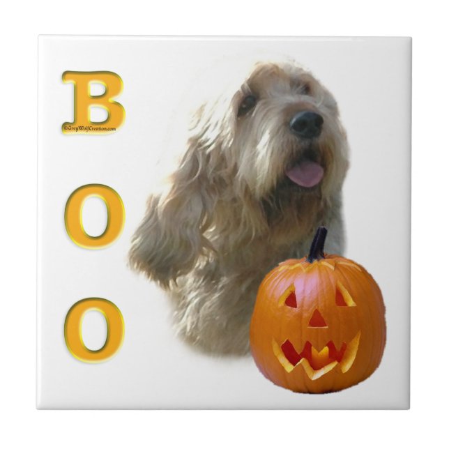 Otterhound Halloween BOO Kakelplatta (Framsidan)