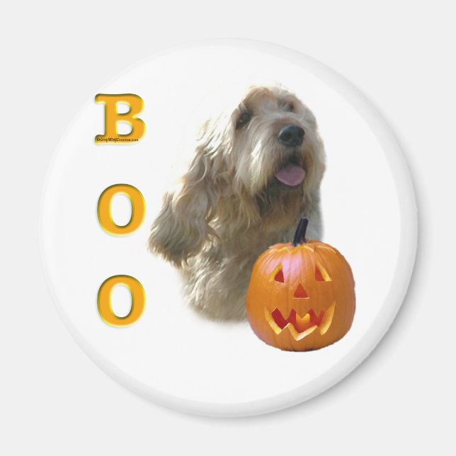 Otterhound Halloween BOO Magnet (Framsidan)