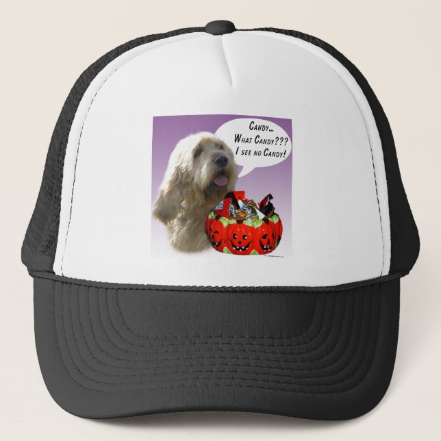 Otterhound Halloween Candy Truckerkeps (Framsida)
