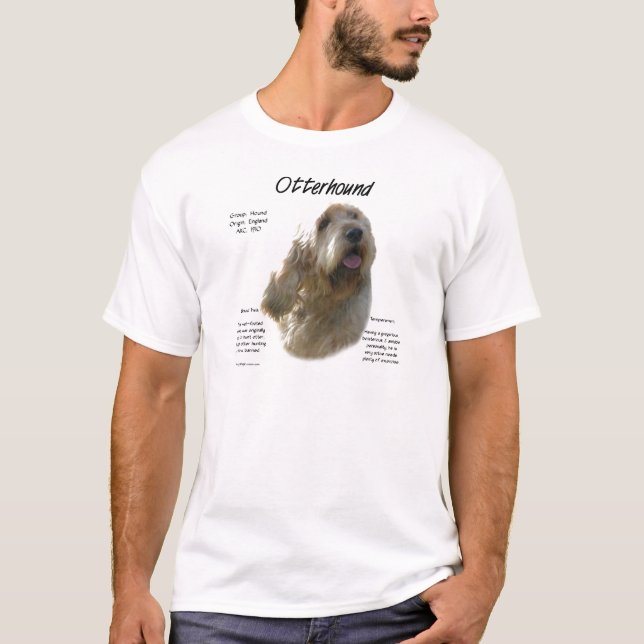Otterhound-historikdesign T-shirt (Framsida)