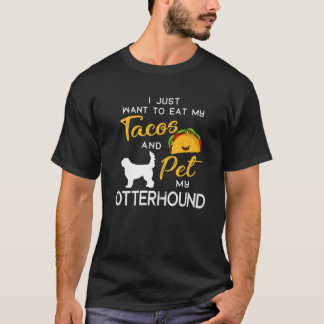 Otterhound Hund Tacos Älskare Owner jul Birthda T Shirt