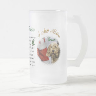 Otterhound julklappar frostat ölglas