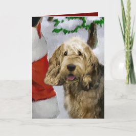 Otterhound-julklappar Helgkort