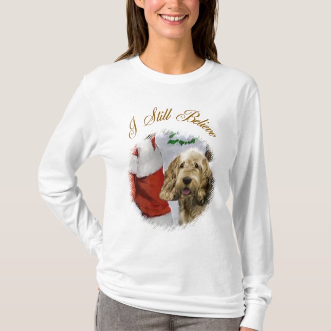Otterhound-julklappar Tee (Framsida)