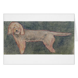 Otterhound kan inte ge upp. hälsningskort