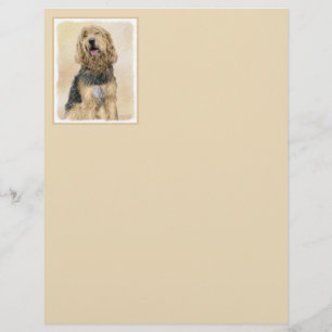 Otterhound-målning - Cute Original Hund Art