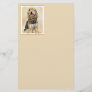 Otterhound-målning - Cute Original Hund Art Brevpapper