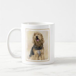 Otterhound-målning - Cute Original Hund Art Kaffemugg