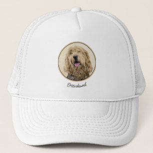 Otterhound-målning - Cute Original Hund Art Keps