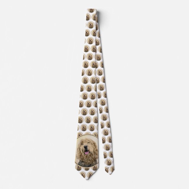 Otterhound-målning - Cute Original Hund Art Slips (Framsida)