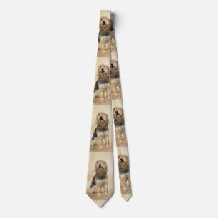 Otterhound-målning - Cute Original Hund Art Slips