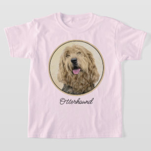 Otterhound-målning - Cute Original Hund Art T Shirt