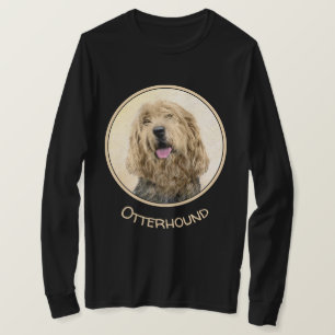 Otterhound-målning - Cute Original Hund Art T Shirt