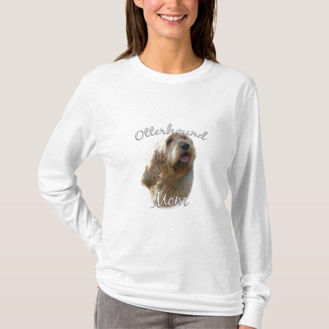 Otterhound Mamma 2 T Shirt (Framsida)