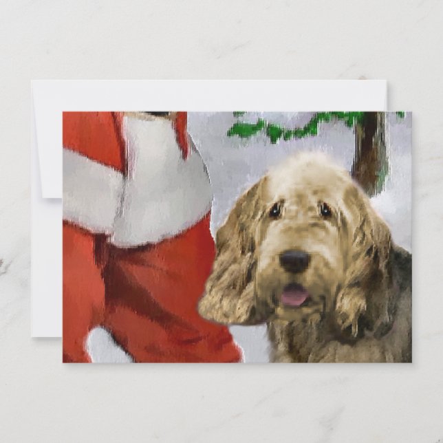 Otterhound- och julkort (Framsida)