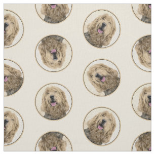 Otterhound Painting Black and Tan Original Hund Ar Tyg