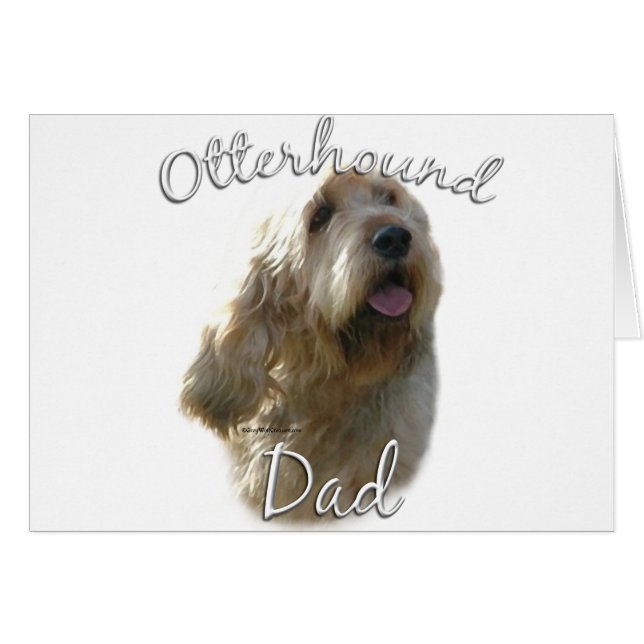 Otterhound Pappa 2 Hälsningskort (Framsidan Horizontal)