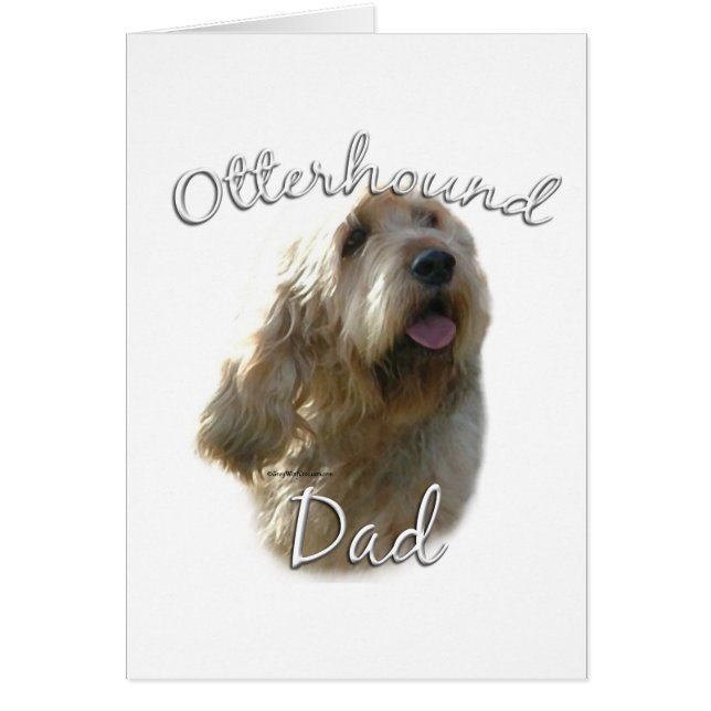Otterhound Pappa 2 Hälsningskort (Framsidan)