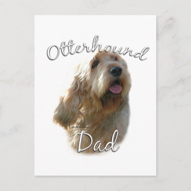 Otterhound Pappa 2 Vykort (Framsida)