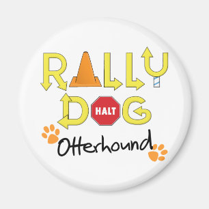 Otterhounden samlar hunden magnet