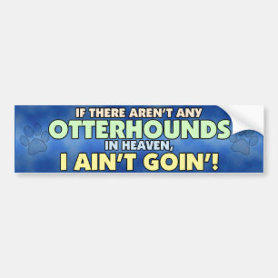 Otterhounds i himmelbildekal bildekal