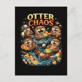 Otterkaos Vykort