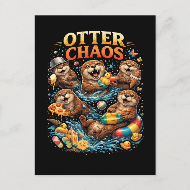 Otterkaos Vykort (Framsida)