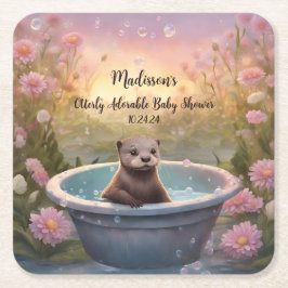 Otterligt bra babyskor underlägg papper kvadrat