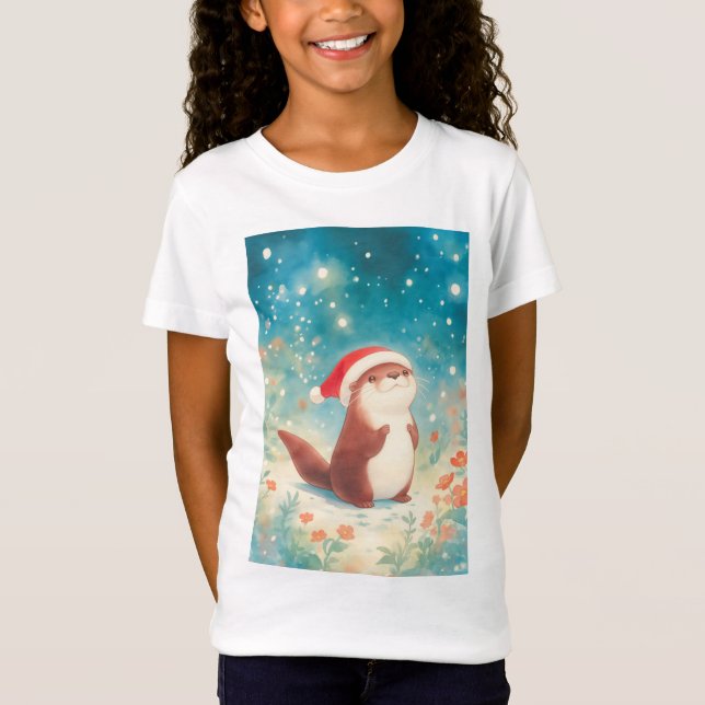 Otterligt Festlig T Shirt (Framsida)