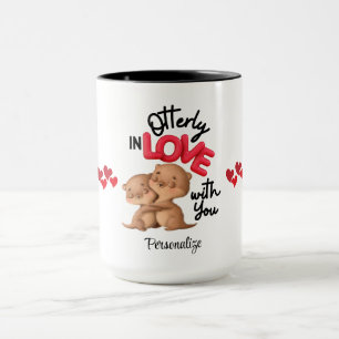 Otterligt i Kärlek med dig! - Cute Valentine Day Mugg