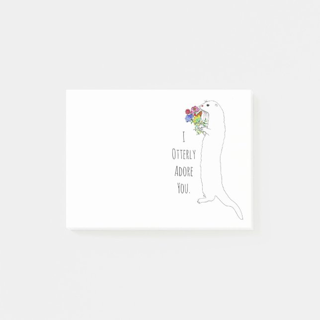 Otterly Adore Post-it Block (Framsida)