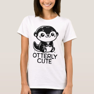 Otterly Cute Adlig Otter T Shirt