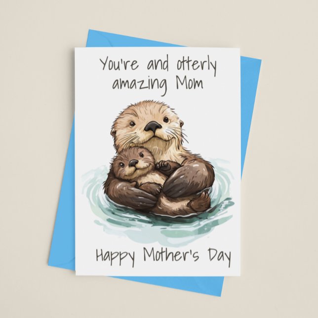 Otterly Fantastisk Mors dag Otter Kort (Skapare uppladdad)