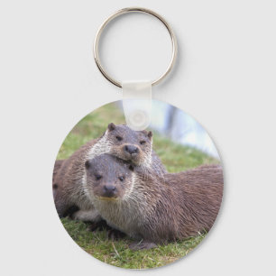 Otterly förälskad nyckelring