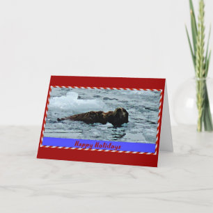 Otterly fruktansvärd lycklig helgdag på helgkort