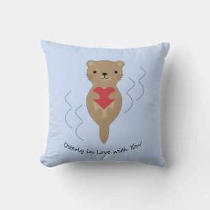 Otterly i Kärlek med er Otter Kudde