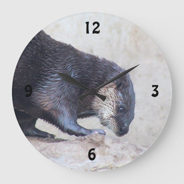 Otterly sleek stor klocka (Framsida)