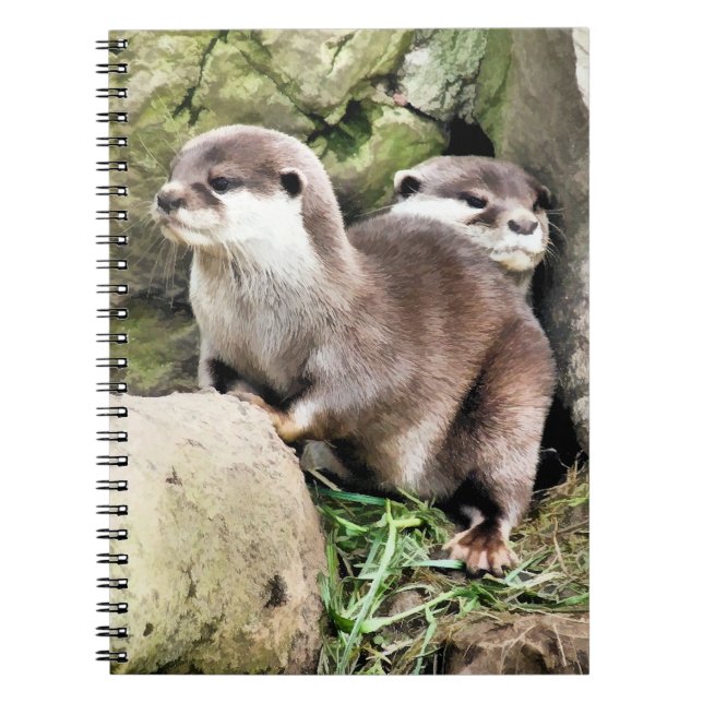 OTTERS ANTECKNINGSBOK MED SPIRAL (Framsidan)