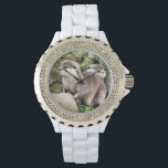 OTTERS ARMBANDSUR<br><div class="desc">A watercolor design of a pair of very cute little otters.</div>