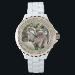 OTTERS ARMBANDSUR<br><div class="desc">A watercolor design of a pair of very cute little otters.</div>