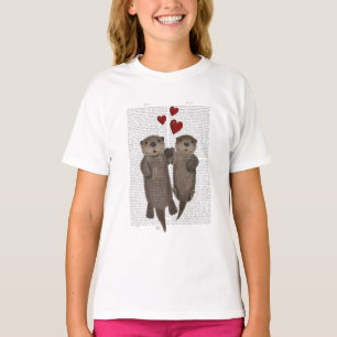 Otters Holding Händer T Shirt