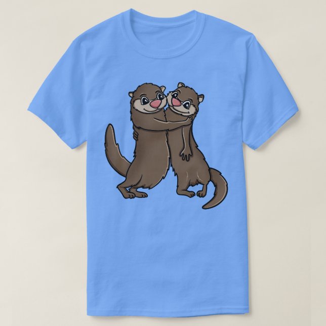 Otters Hugger T Shirt (Design framsida)