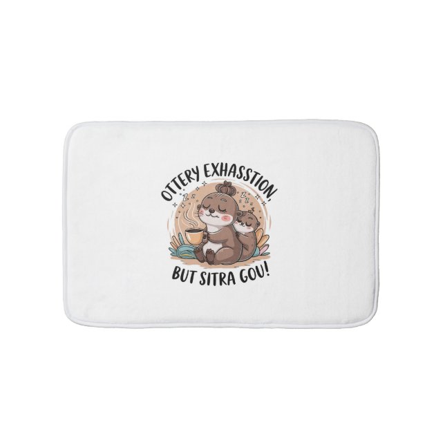 Ottery Expression Cute Sloth och Baby Badrumsmatta (Framsidan)