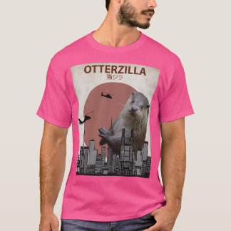Otterzilla - Giant Otter Monster T Shirt