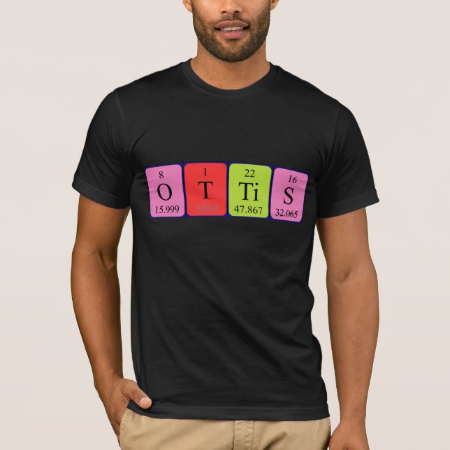 Ottis periodiska skjorta bord namn tee shirt (Framsida)