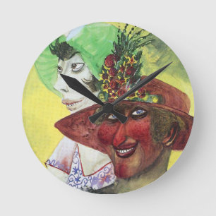 Otto Dix Prostitutes Desk Organizer Rund Klocka