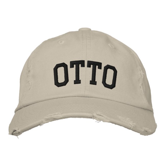 Otto Embroized Hat Broderad Keps (Framsida)