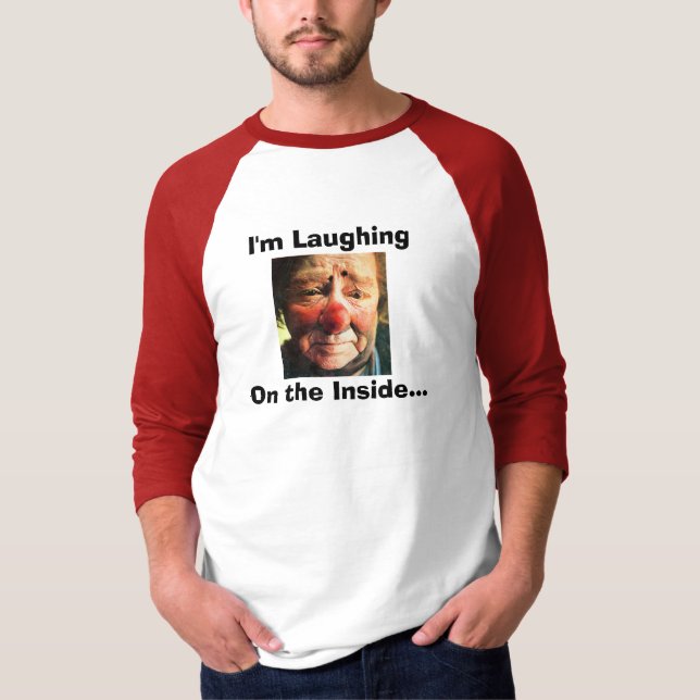 Otto Griebling som skrattar på insidan Tee Shirt (Framsida)