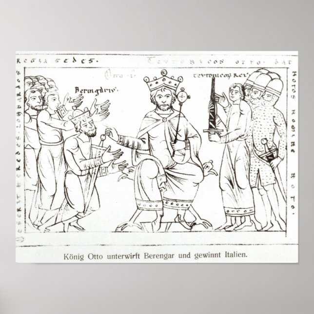 Otto I Skicka till Berenger II Poster (Framsidan)