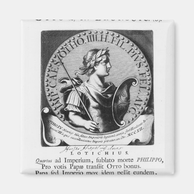 Otto IV i Brunswick Magnet (Framsidan)